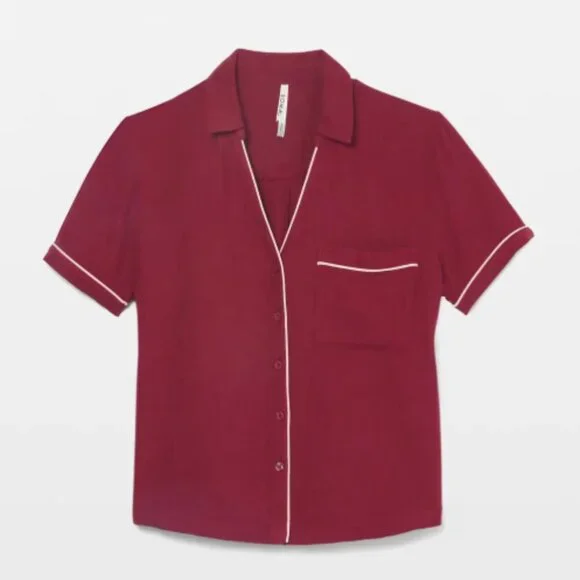 NWT Soma Cotton Gauze Short-Sleeve Pajama Set - Picture 11 of 12